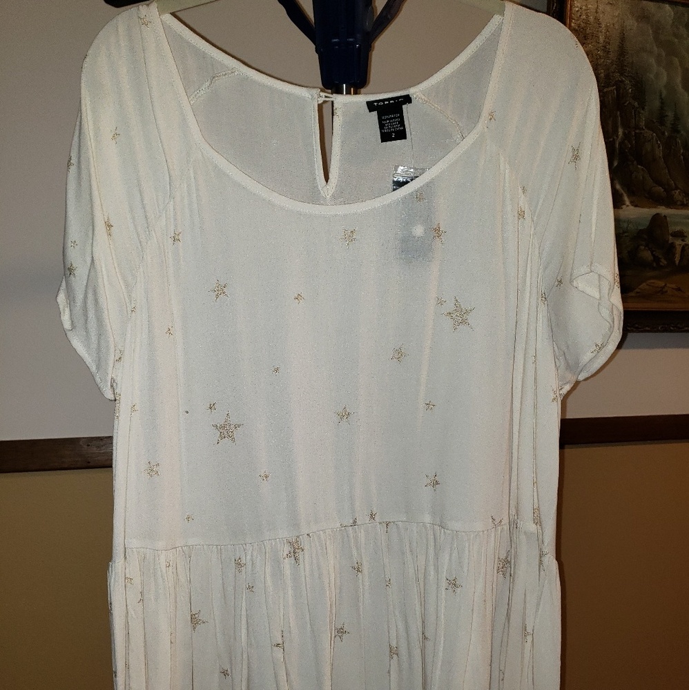 Beautiful chiffon top, Torrid size 2, Brand new